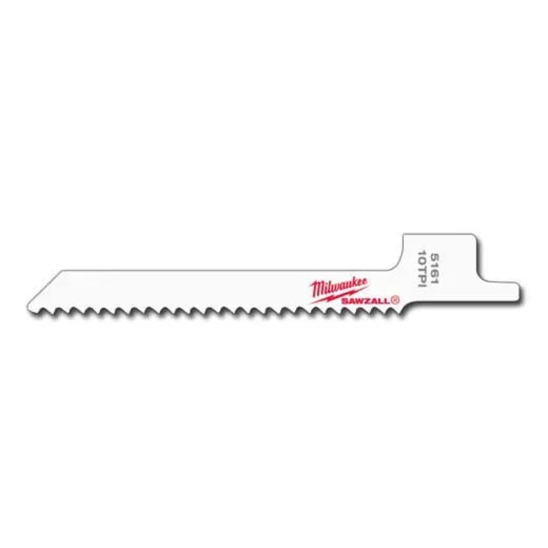 MILWAUKEE 3-5/8" 10 TPI SUPER SAWZALL Blade (5 PACK)