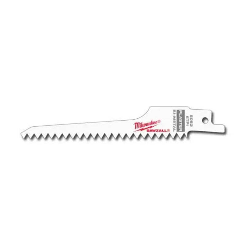 MILWAUKEE 5" 6 TPI SAWZALL Plaster Blade (5 PACK)
