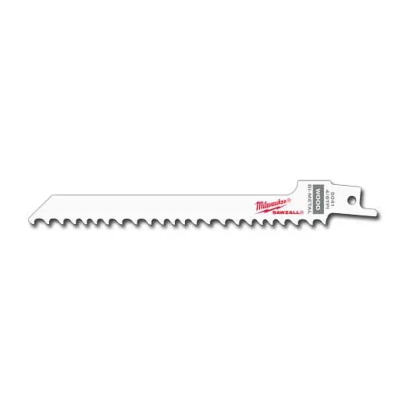 MILWAUKEE 6" 4/6 TPI SAWZALL Blade (5 PACK)