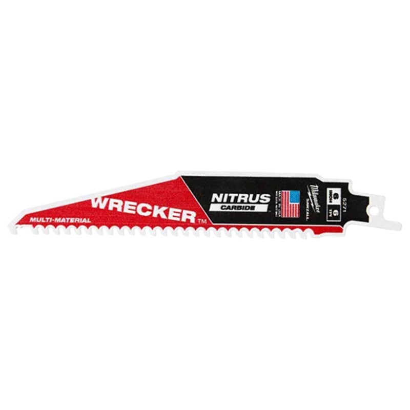 MILWAUKEE 6" 6 TPI The WRECKER w/ NITRUS CARBIDE Blade