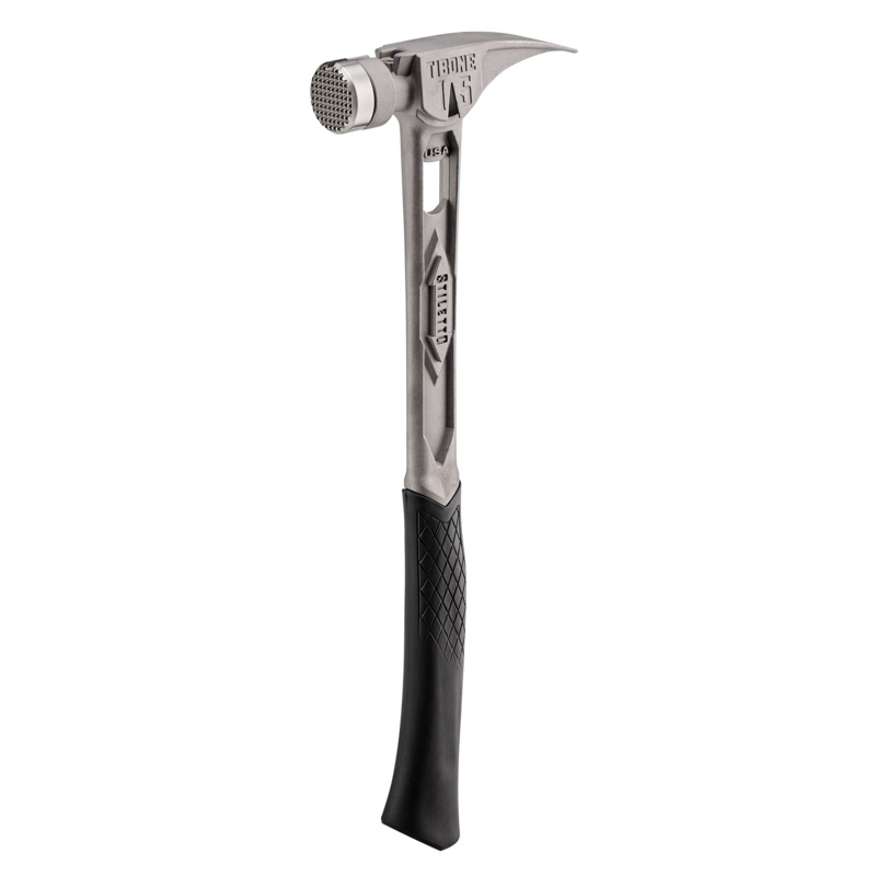 STILETTO 15oz TIBONE Milled/Curved Titanium Hammer