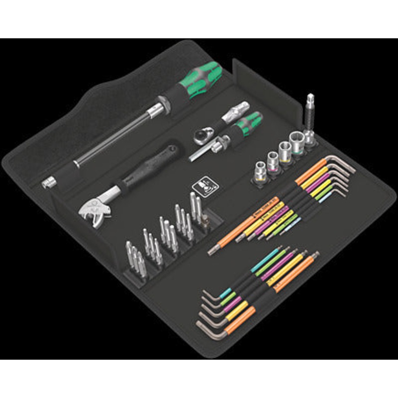 WERA 36 PC. Kraftform Kompakt F 1 Screwdriving Tool Set For Window Installation
