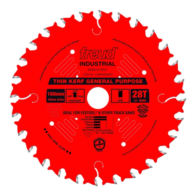 FREUD 160mm Thin Kerf General Purpose Blade