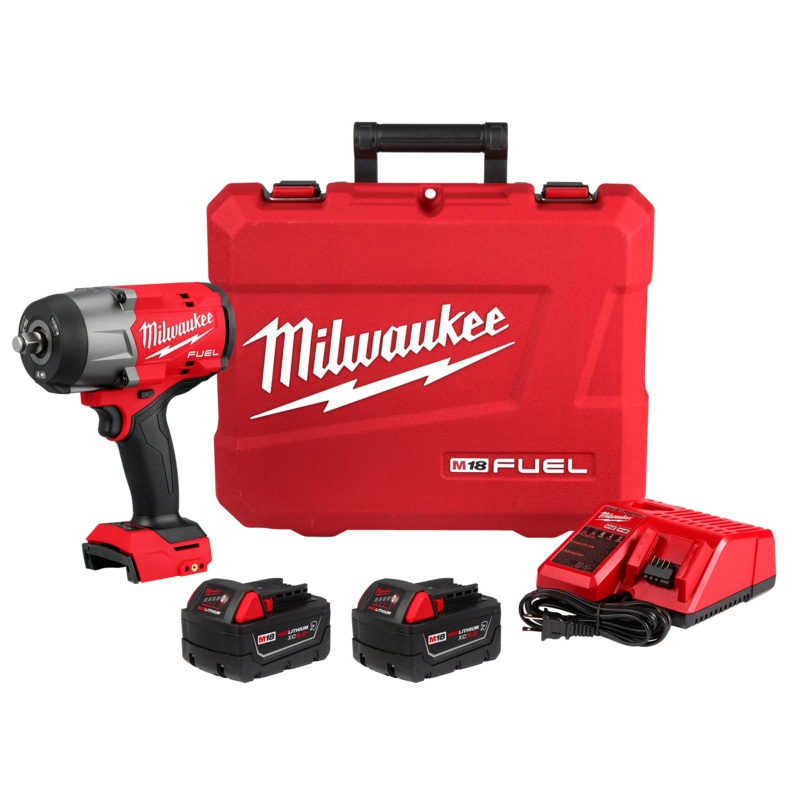 MILWAUKEE M18 FUEL 1/2" High Torque Impact Wrench w/ Friction Ring Kit