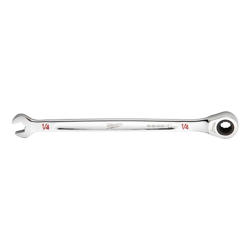 MILWAUKEE Ratcheting Combination Wrench - SAE