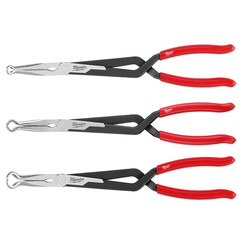 MILWAUKEE 3 PC. Long Reach Hose Grip Pliers Set