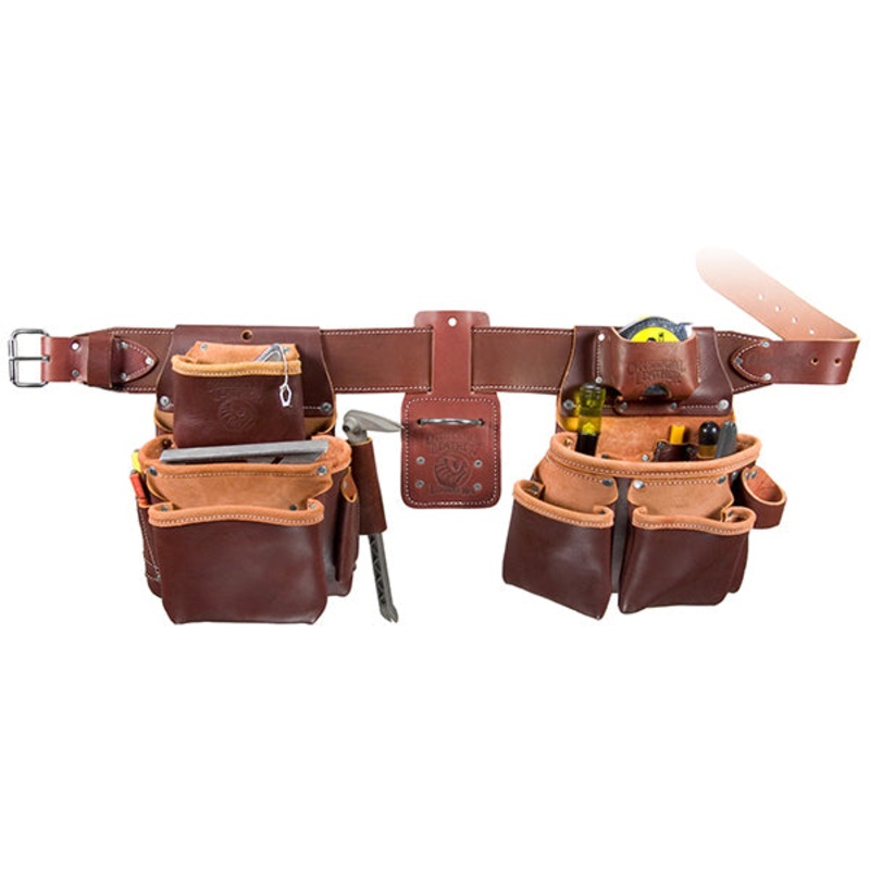 OCCIDENTAL LEATHER Pro Framer Tool Belt Set w/ Double Outer Bags