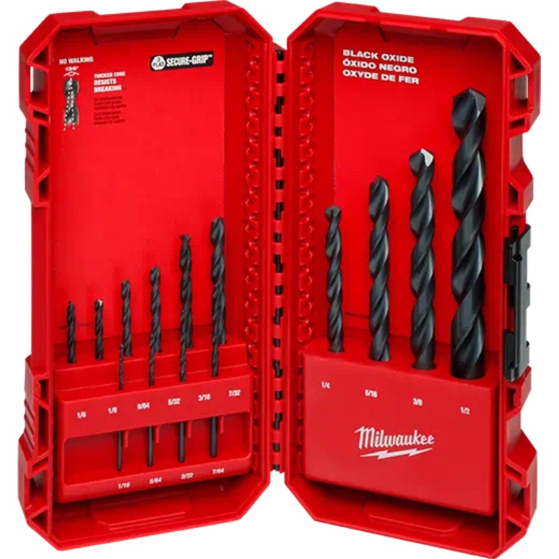 MILWAUKEE 14 PC. THUNDERBOLT Black Oxide Drill Bit Set
