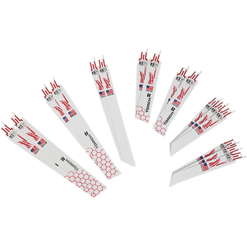 MILWAUKEE 16 PC. SAWZALL Metal Cutting Bi-Metal Reciprocating Blade Set