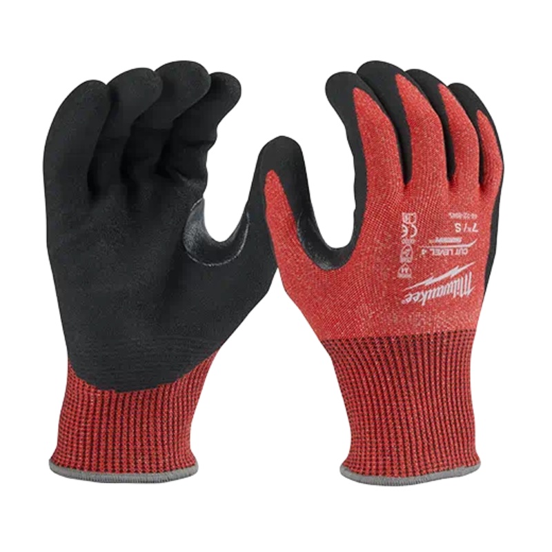 MILWAUKEE Cut Level 4 Nitrile Dipped Gloves