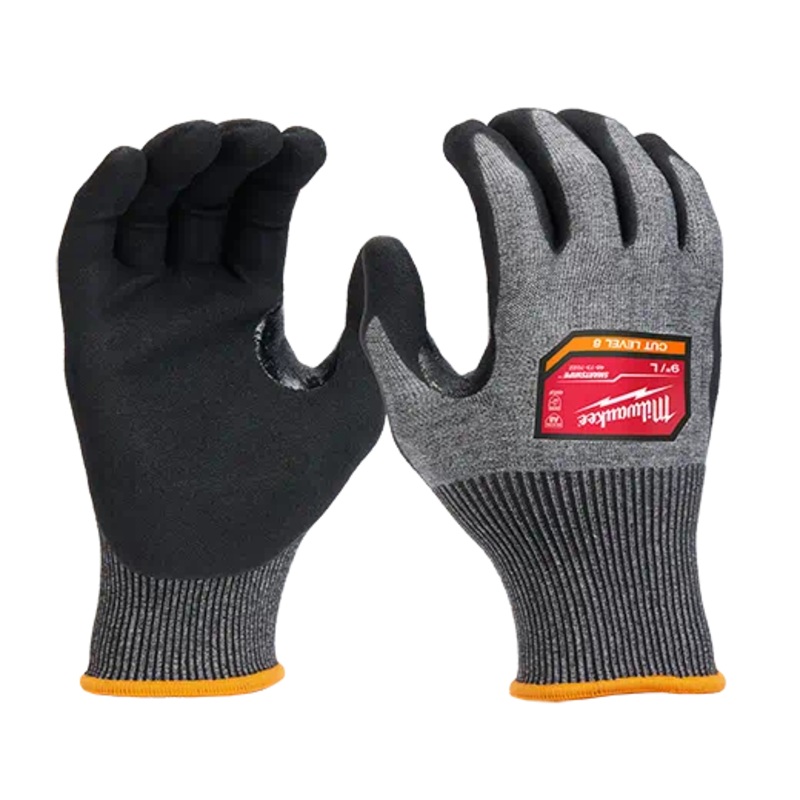 MILWAUKEE Cut Level 8 High-Dexterity Nitrile Dipped Gloves