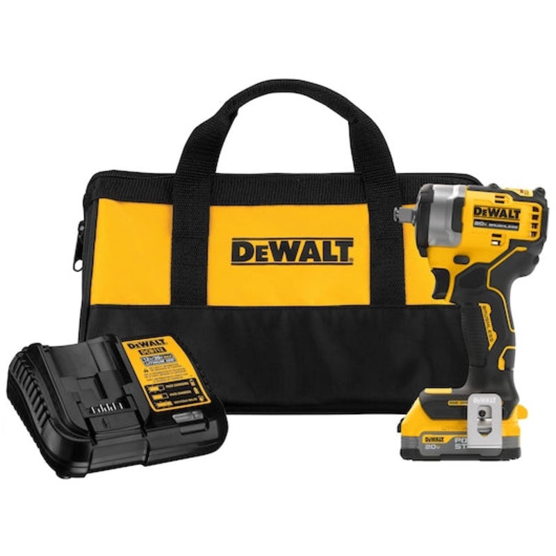 DEWALT 20V MAX* 1/2" Impact Wrench w/ Hog Ring Anvil Kit