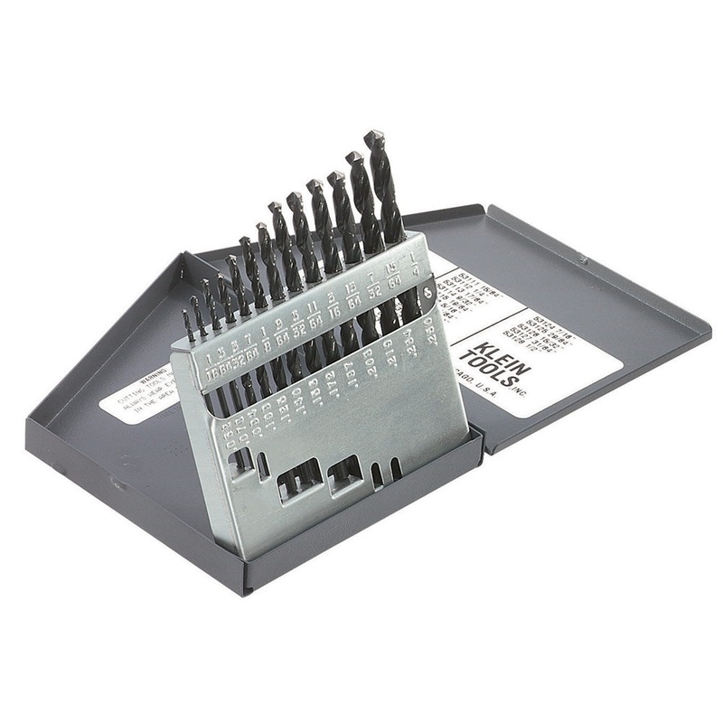 KLEIN TOOLS 13 PC. Regular-Point Drill-Bit Set