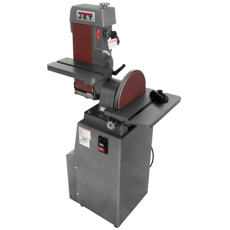 JET J-4200A 6" X 48" Industrial Combination Belt & 12" Disc Finishing Machine