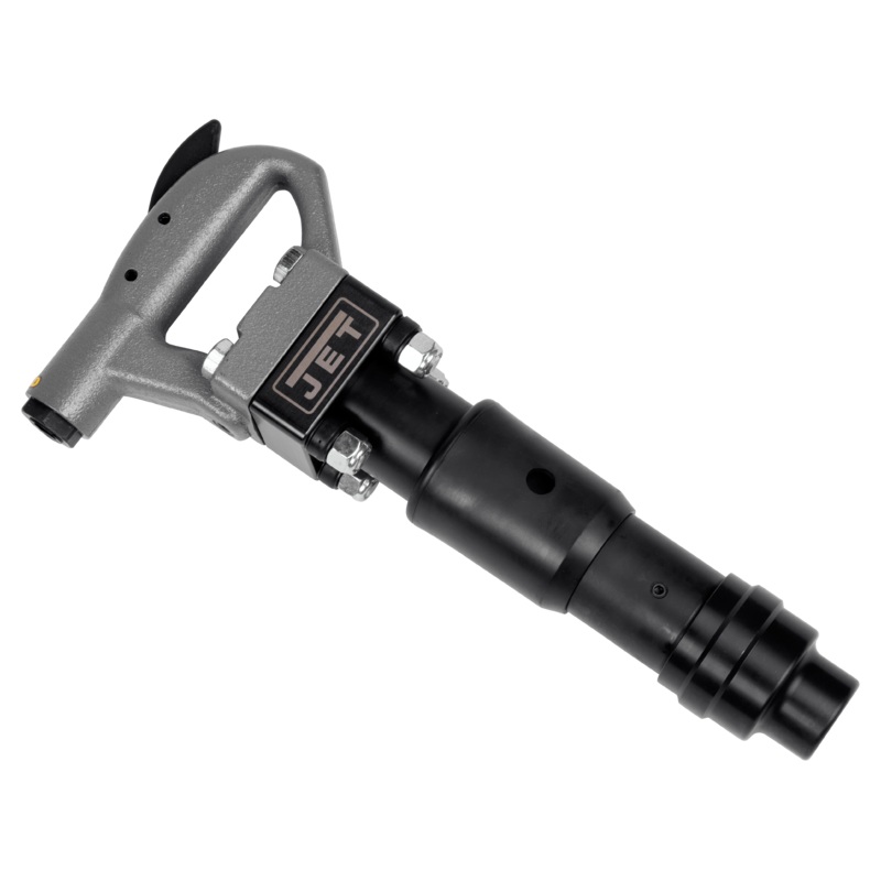 JET 4" Stroke, Round Shank, 4-Bolt Chipping Hammer