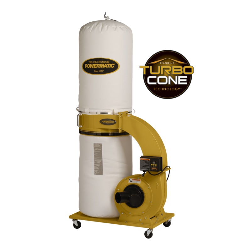 POWERMATIC 30-Micron Bag Filter Dust Collector 1.75HP 1PH 115/230V | PM1300TX-BK