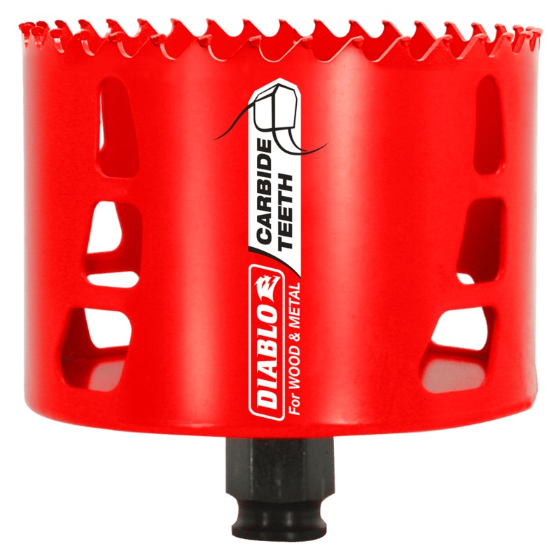 DIABLO 3-5/8" Carbide-Tipped Wood & Metal Hole Saw