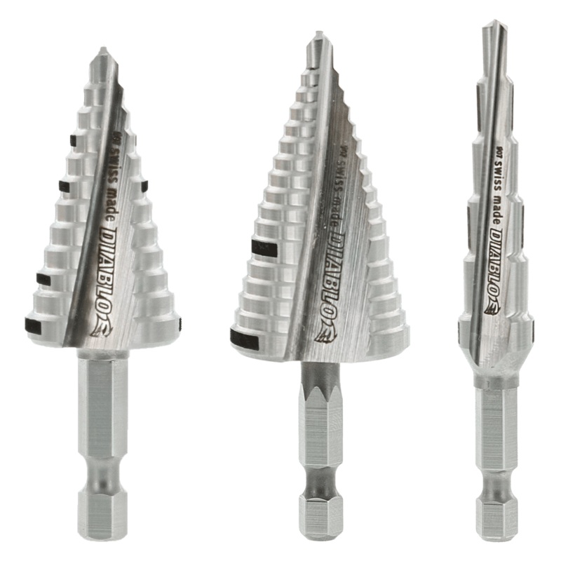 DIABLO 3 PC. Impact Strong Step Drill Bit Set