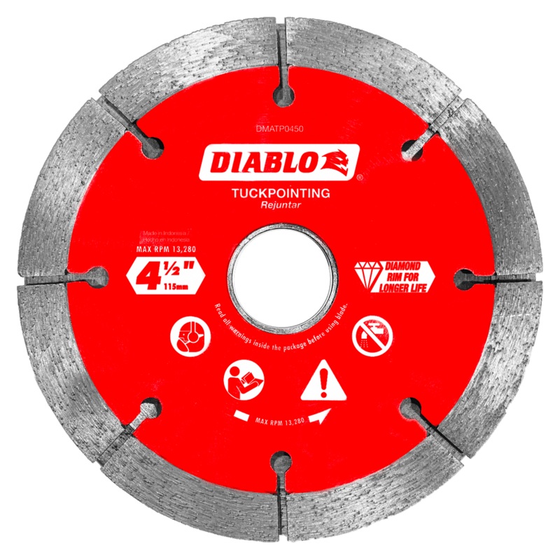 DIABLO 4-1/2" Diamond Tuck Point Blade For Masonry