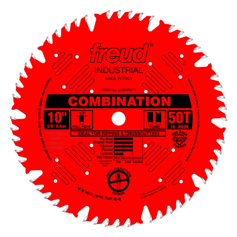 FREUD 10" Combination Blade
