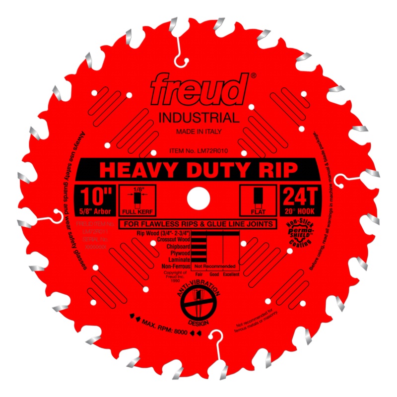 FREUD 10" Heavy-Duty Rip Blade