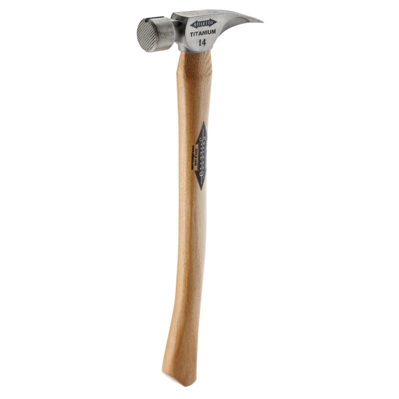 STILETTO 14oz Milled/Curved Hickory Hammer