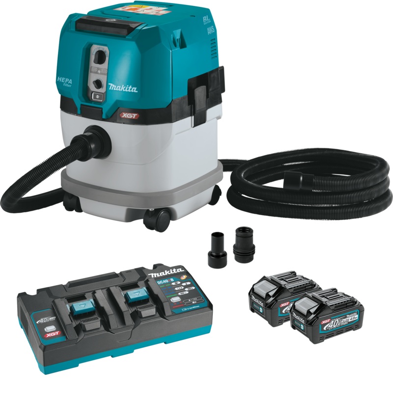 MAKITA 40V MAX XGT 4 Gallon HEPA Filter Dry Dust Extractor Kit