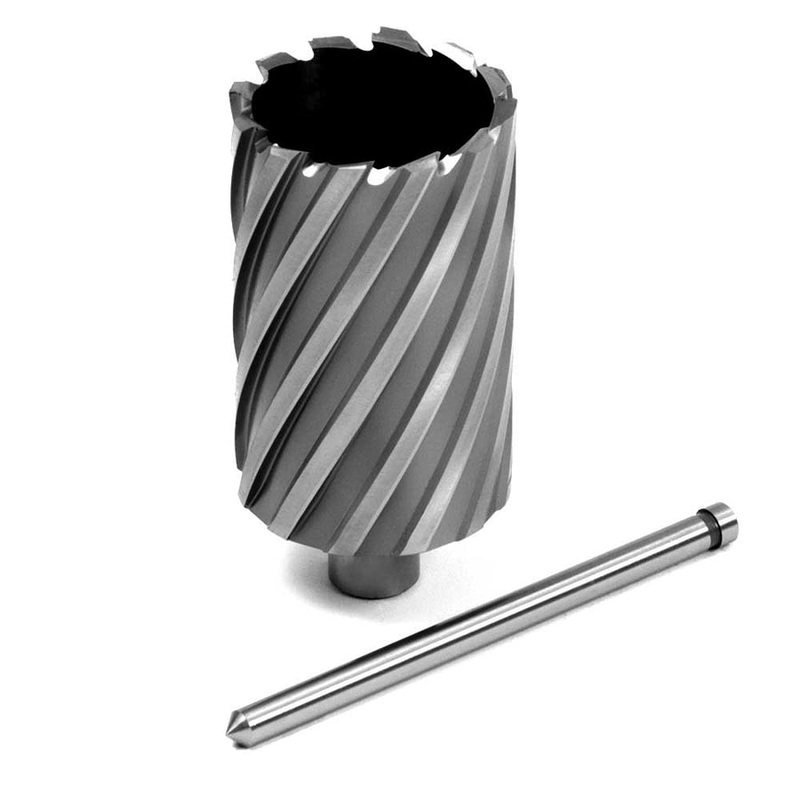 EVOLUTION 1-15/16" Width X 3" Depth Annular HSS Cutter w/ 3/4" Weldon Shank & Pilot Pin Included