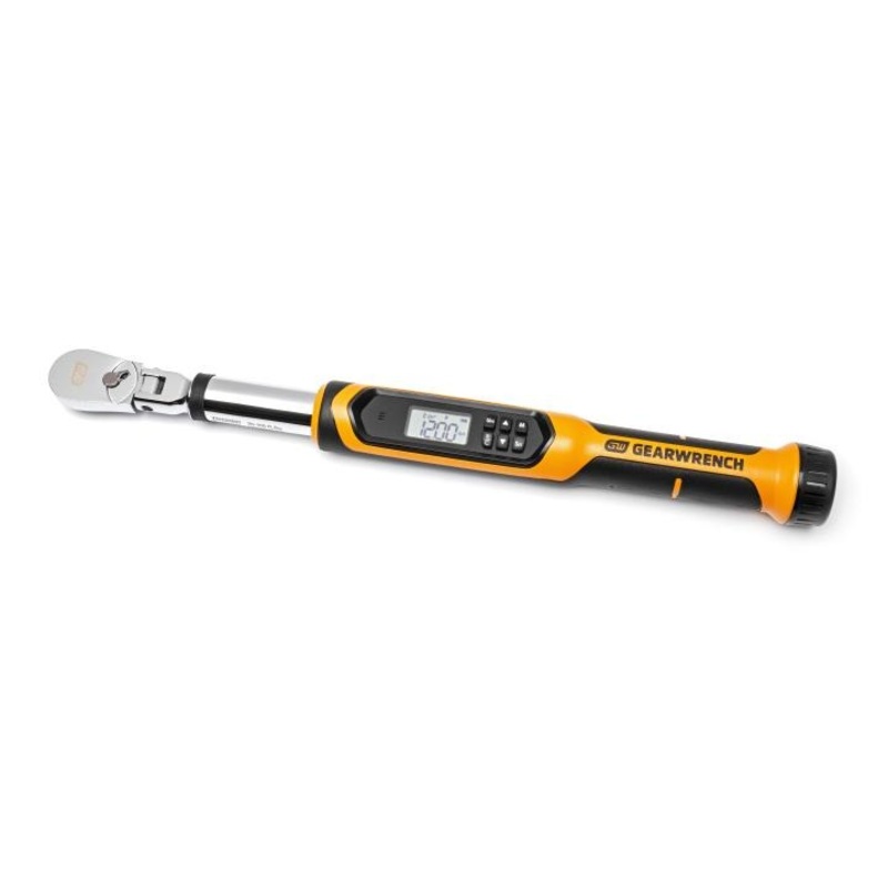 GEARWRENCH 3/8" Flex Head Electronic Torque Wrench w/ Angle 10-100 ft/lbs