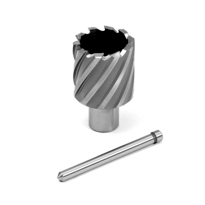 EVOLUTION 1-1/2" Width X 1" Depth Annular HSS Cutter w/ 3/4" Weldon Shank & Pilot Pin Included