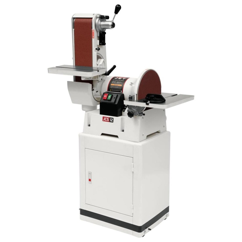 JET 6" X 48" Belt / 12" Disc Sander w/ Closed Stand