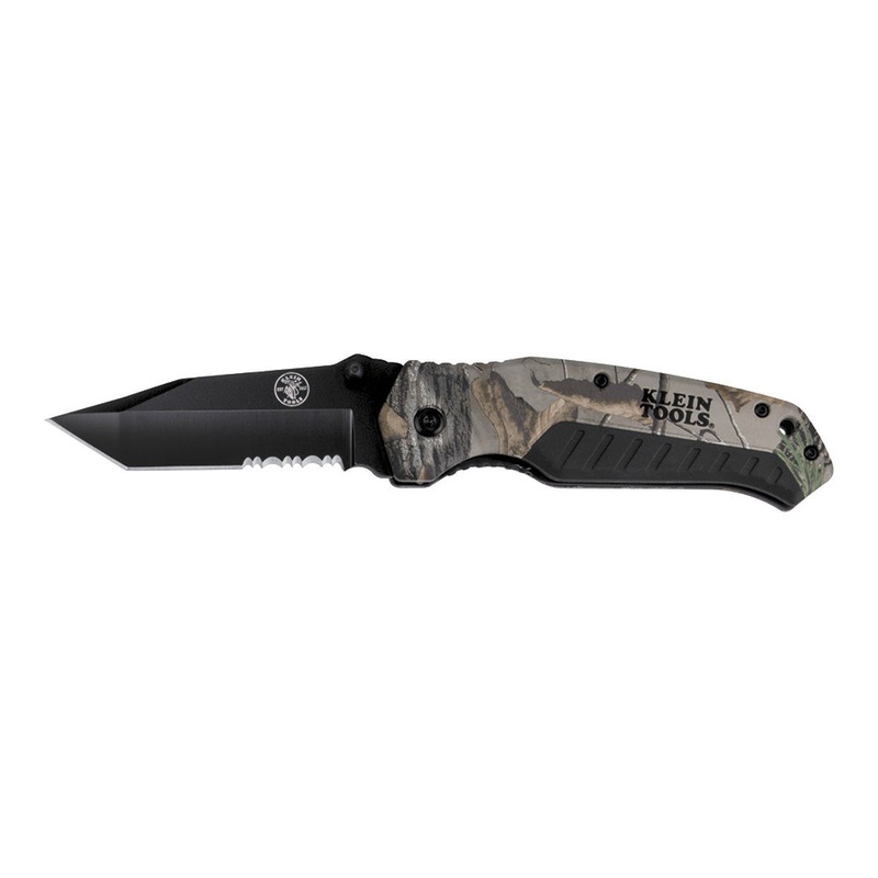 KLEIN TOOLS REALTREE XTRA Camo Tanto Blade Pocket Knife
