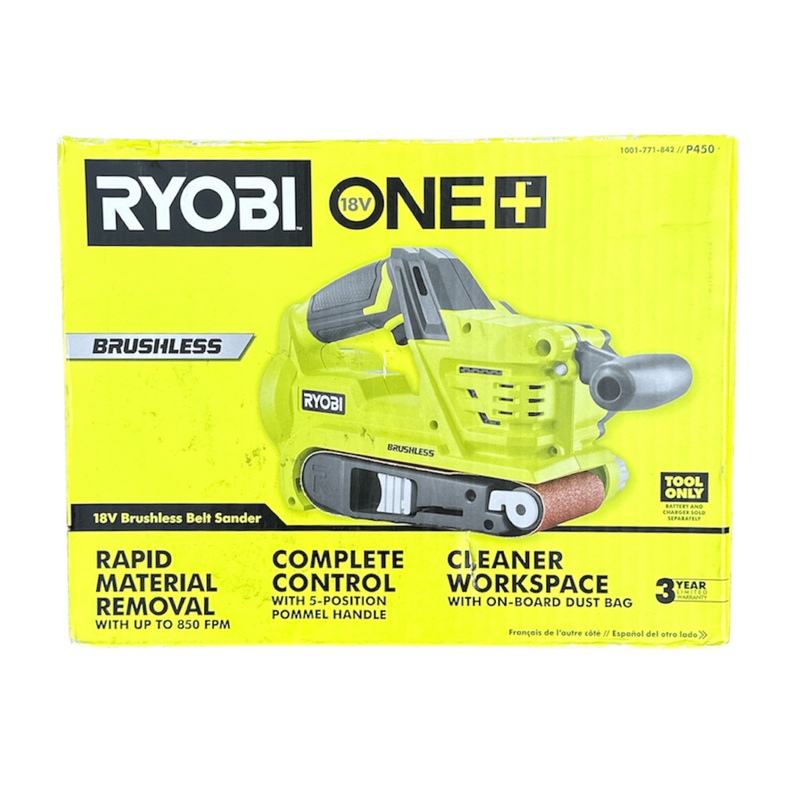 18-Volt ONE+ Cordless Brushless 3 in. x 18 in. Belt Sander