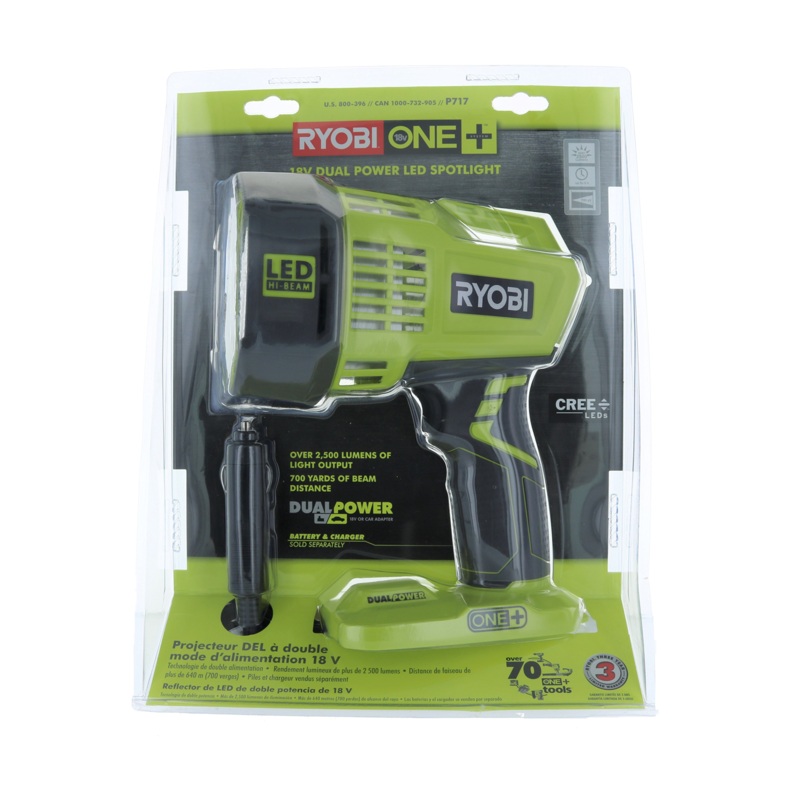 18-Volt ONE+ Hybrid LED Spotlight (Tool Only) with 12-Volt Automotive Cord