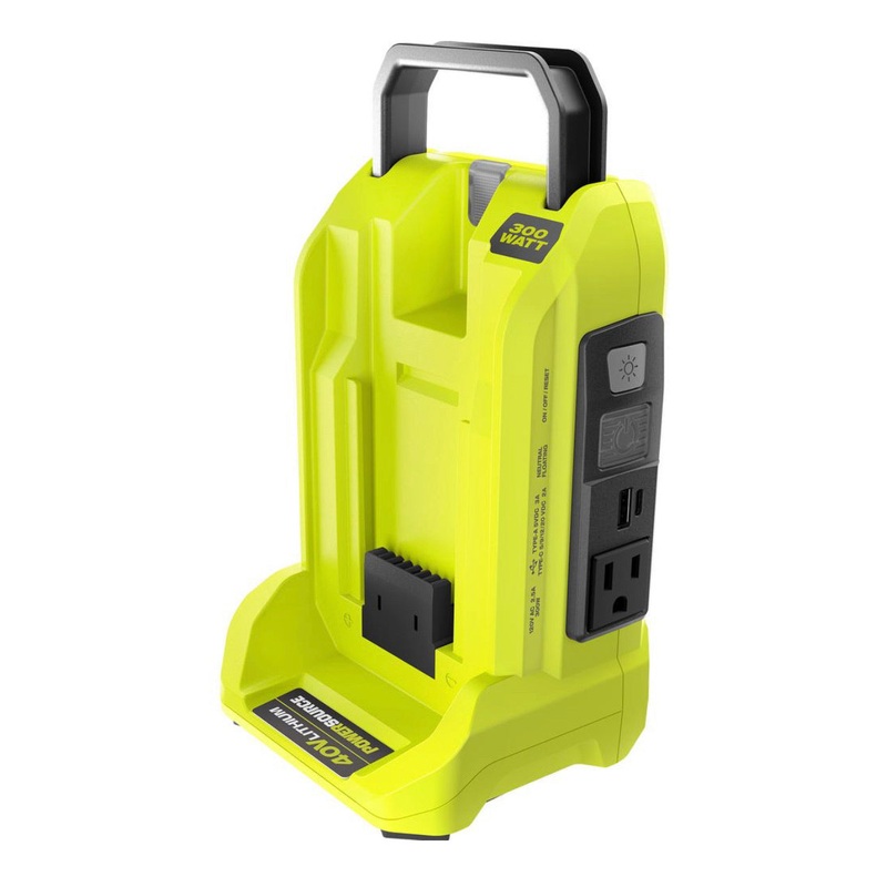 300-Watt Powered Inverter for 40-Volt Battery
