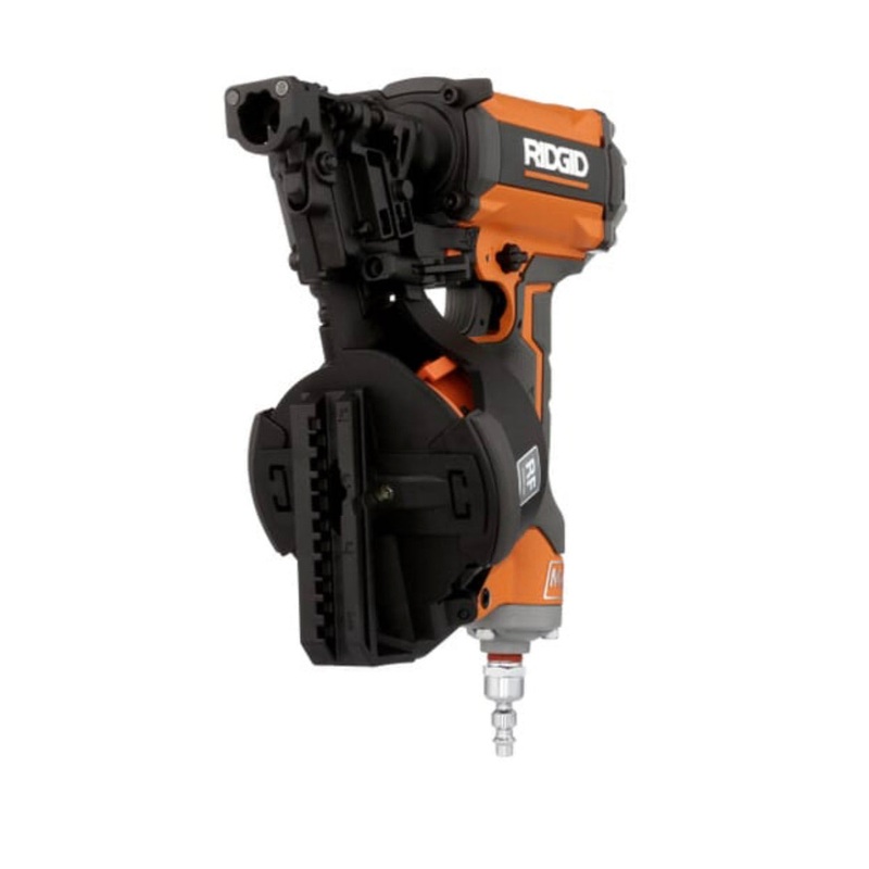 CLEARANCE RIDGID 15-Degree 1-3/4 in. Coil Roofing Nailer - Factory Reconditioned