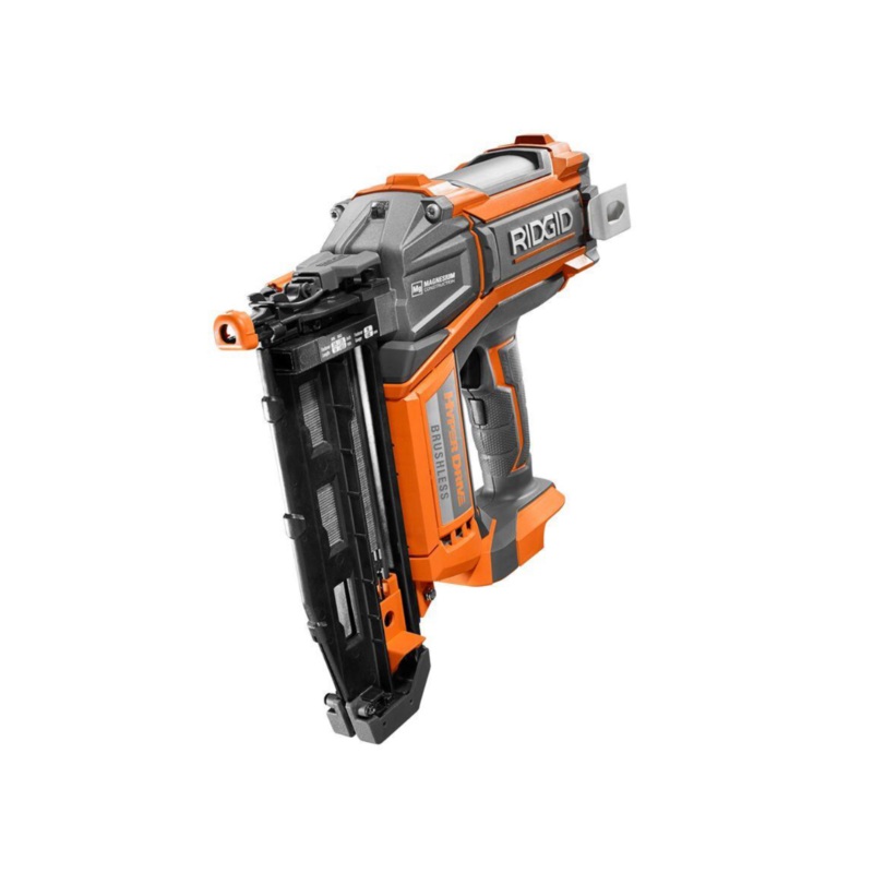 RIDGID 18-Volt Cordless Brushless HYPERDRIVE 16-Gauge 2-1/2 in Straight Finish Nailer - Factory Reconditioned