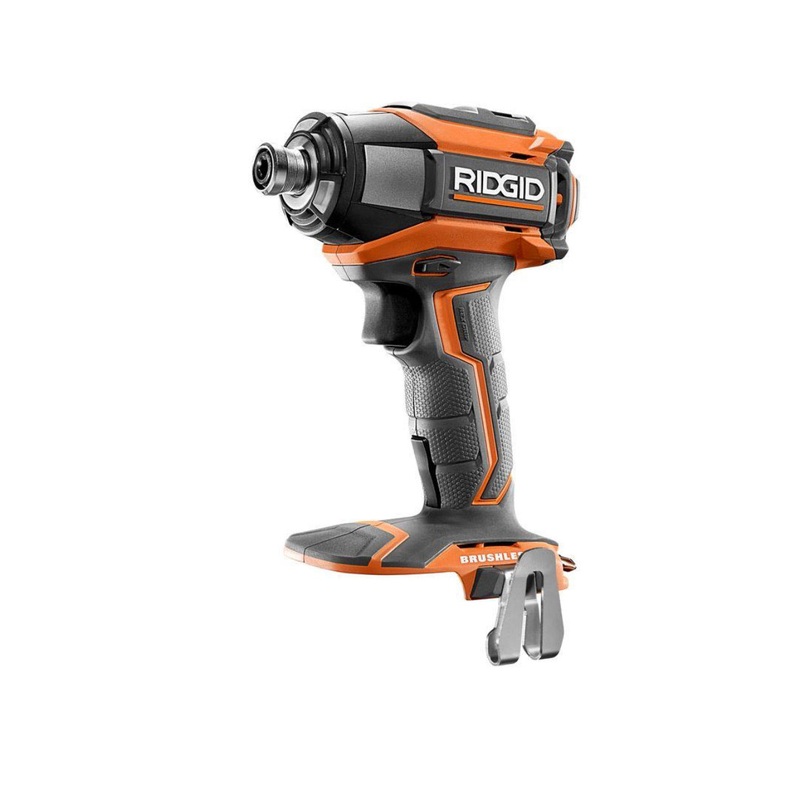 RIDGID 18-Volt Lithium Cordless Brushless 1/4 in. 3-Speed Impact Driver (Tool Only) - Factory Reconditioned