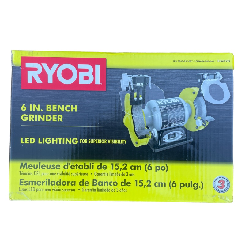 RYOBI 2.1 Amp 6 in. Grinder with LED Lights