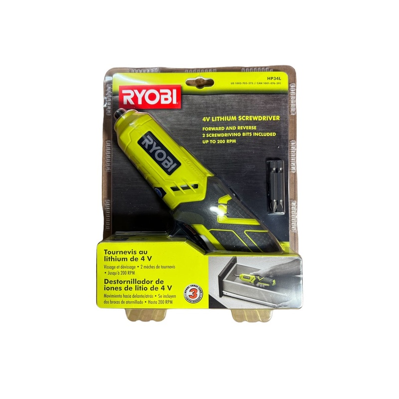 RYOBI 4-Volt Lithium-ion Screwdriver