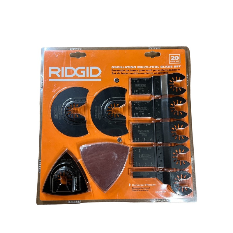 CLEARANCE RIDGID Oscillating Multi-Tool Accessory Kit (20-piece)