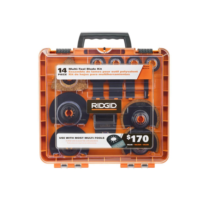 JobMax Oscillating Multi-Tool Blade Accessory Kit (14-Piece)