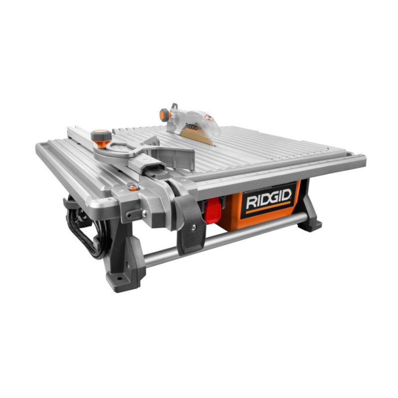 RIDGID 6.5 Amp Corded 7 in. Table Top Wet Tile Saw