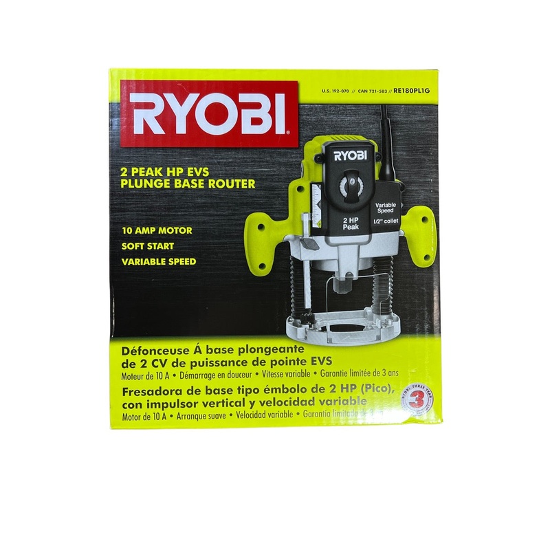 10 Amp 2 HP Plunge Base Router