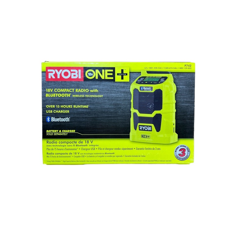 18-Volt ONE+ Cordless Compact Radio with Bluetooth Wireless Technology (Tool Only)