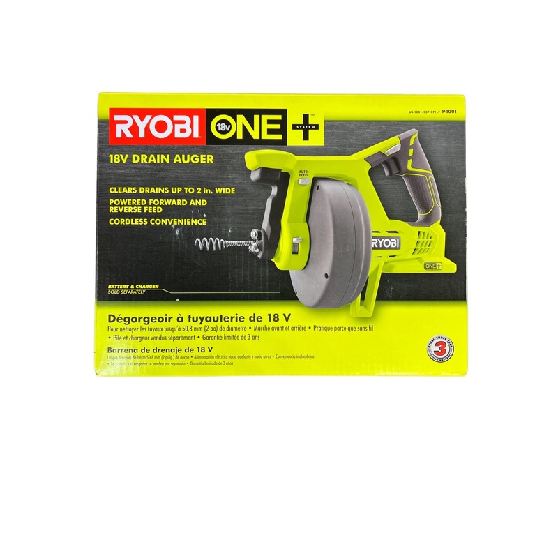 18-Volt ONE+ Cordless Drain Auger (Tool Only)