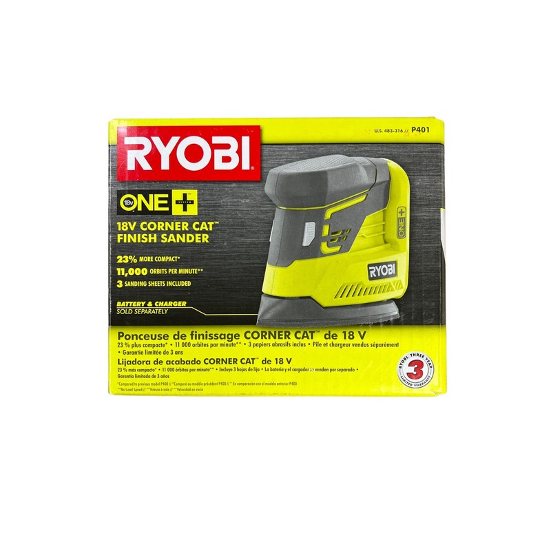 18-Volt ONE+ Corner Cat Finish Sander (Tool Only)