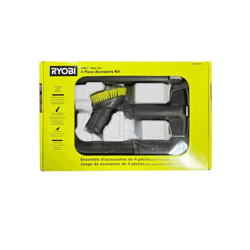 4-Piece Vacuum Accessory Kit for Ryobi 18-Volt ONE+ Stick Vacuum Cleaner P7181, P724, and P718