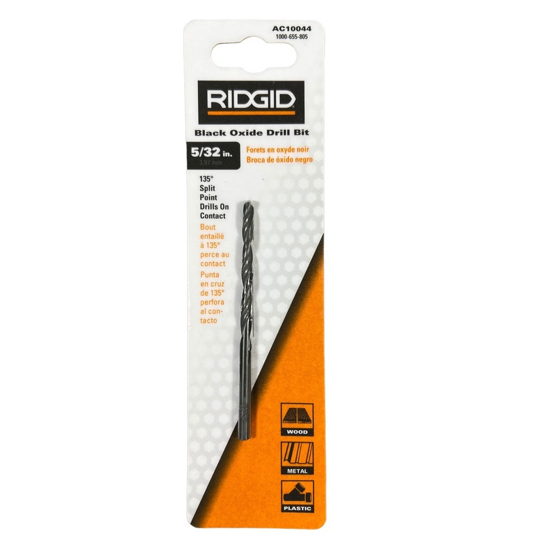 CLEARANCE RIDGID 5/32 in. Black Oxide Drill Bit