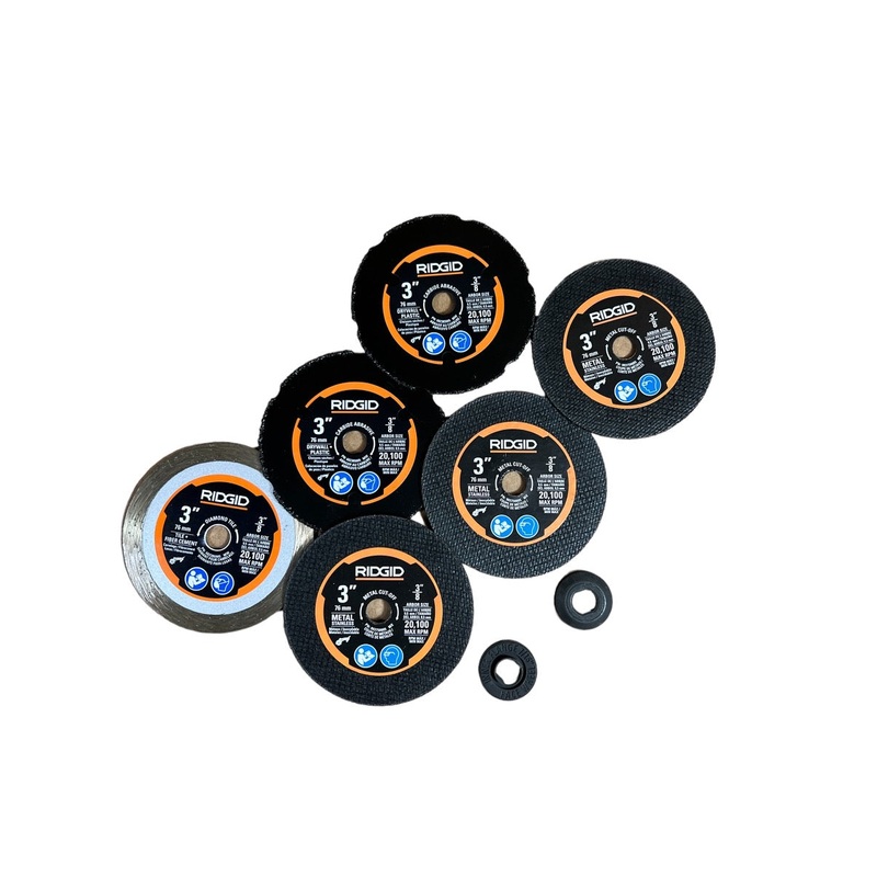 CLEARANCE RIDGID Cut-Off Wheel Set (6-Piece)